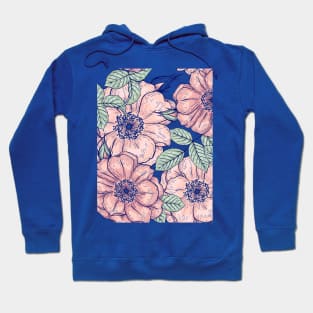 Pink florals Hoodie